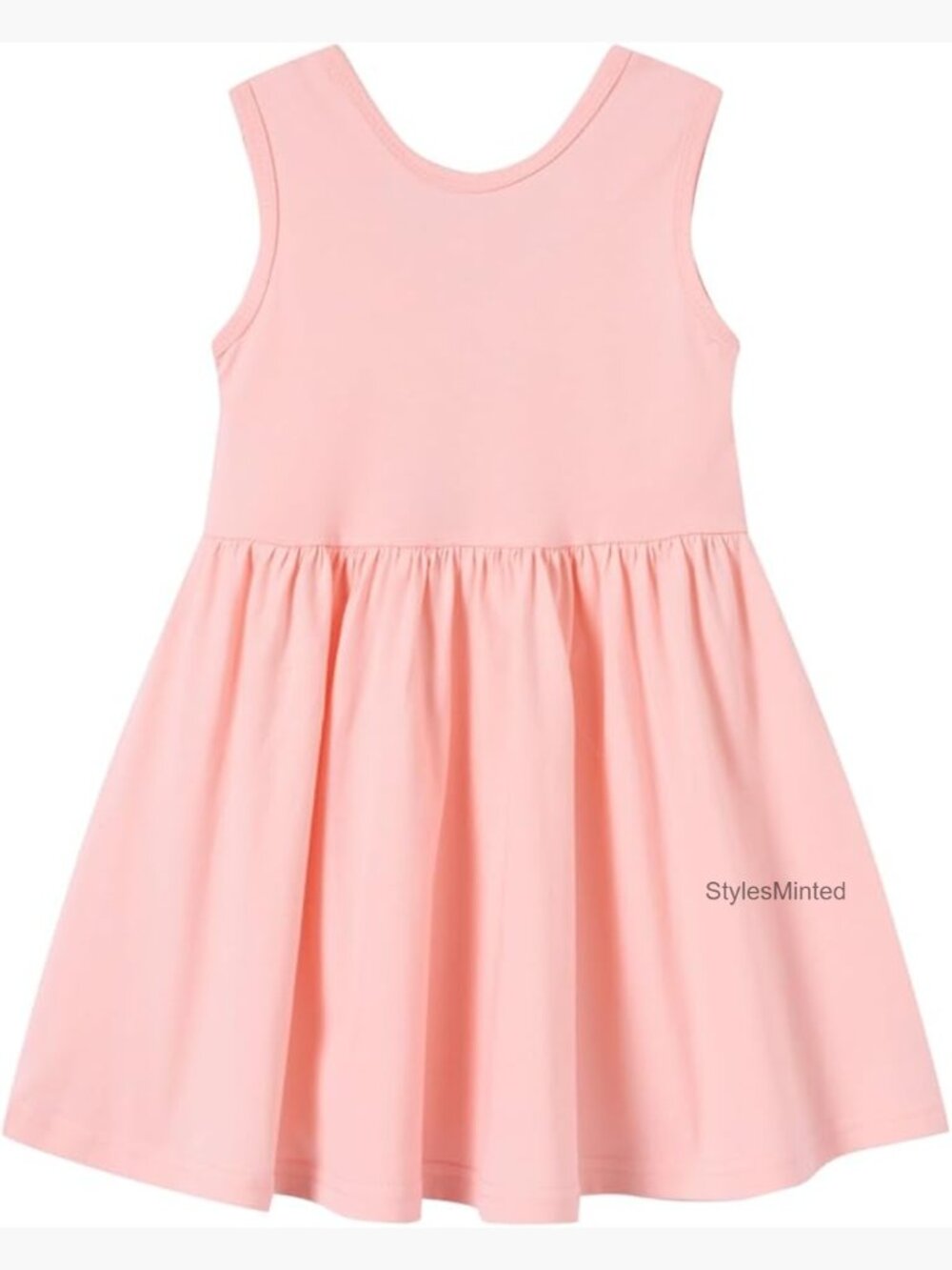 Girls Backless Sleeveless Summer Dress 2T